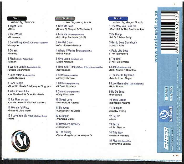 Various - Soul Candi Session Three 3 x CDs in cardboard slip cover