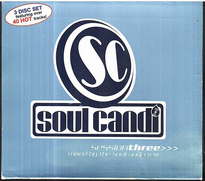Various - Soul Candi Session Three 3 x CDs in cardboard slip cover