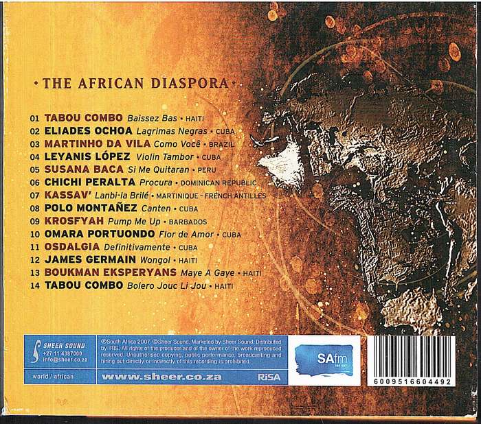 Various - The Best of the African Connection with Richard Nwamba: The African Diaspora CD slipcase