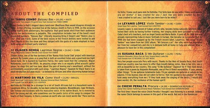 Various - The Best of the African Connection with Richard Nwamba: The African Diaspora CD slipcase