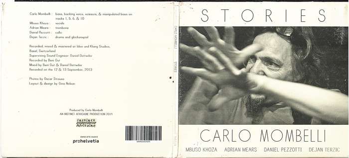 Carlo Mombelli - Stories CD (feat. Mbuso Khoza | Adrian Mears | Daniel Pezzotti | Dejan Terzic)