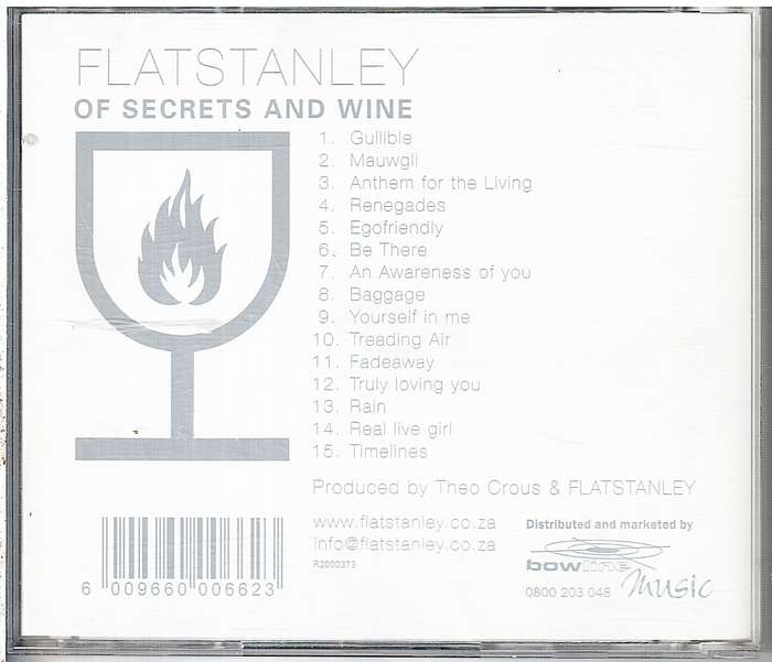 Flat Stanley (later Macstanley) - Of Secrets and Wine CD