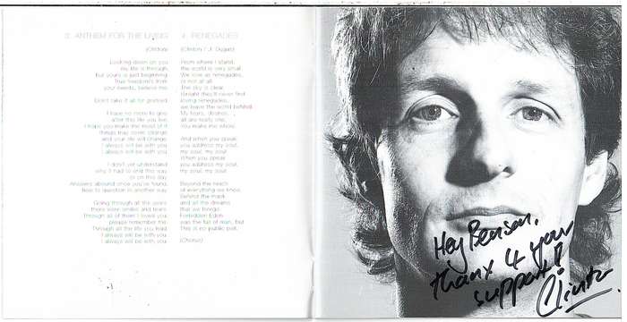 Flat Stanley (later Macstanley) - Of Secrets and Wine CD [BOOKLET INSCRIBED BY BAND]