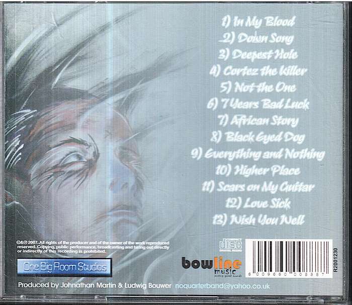 Johnathan Martin & No Quarter - In My Blood CD