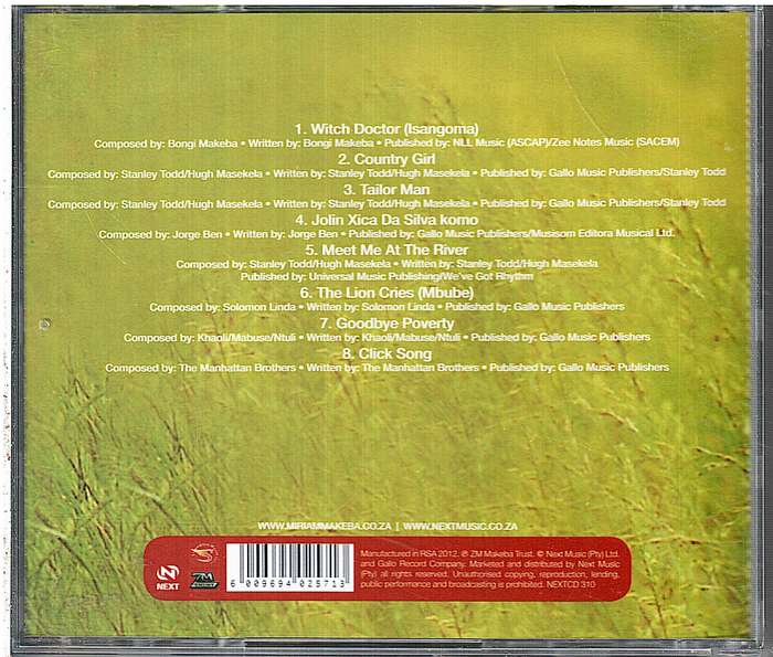 Miriam Makeba - Country Girl CD