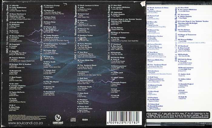 Various - Soul Candi Session Four 4 x CDs in cardboard slip cover