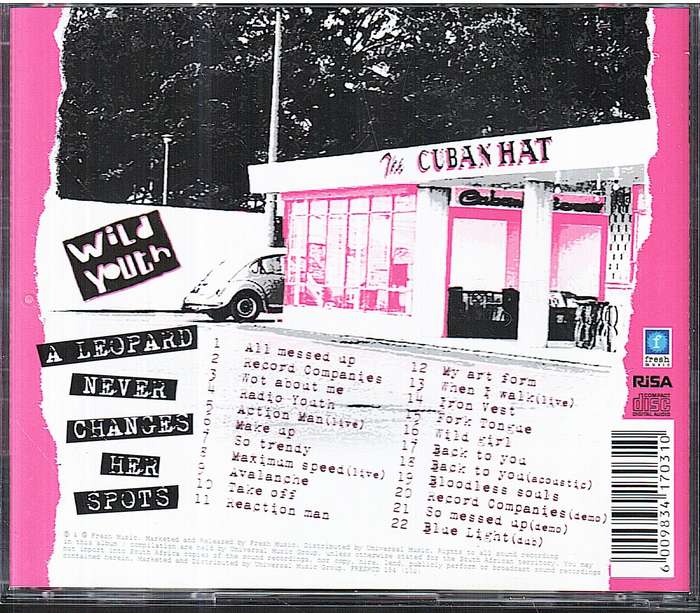 Wild Youth - A Leopard Never Changes Her Spots CD