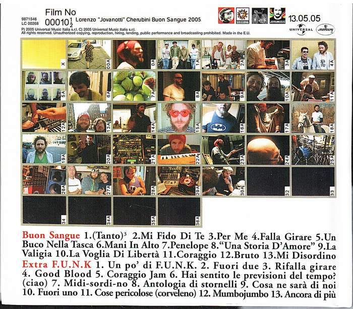 Lorenzo "Jovanotti" Cherubini - Buon Sangue 2005 Double CD