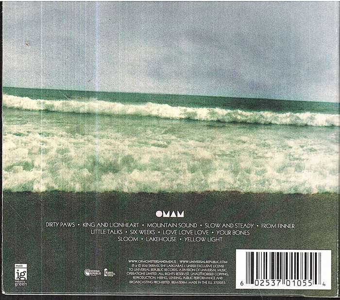 Of Monsters And Men - My Head Is An Animal CD [Digisleeve]