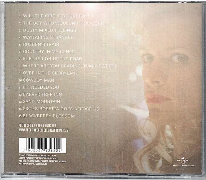 The Broken Circle Breakdown Bluegrass Band - The Broken Circle Breakdown Movie Soundtrack CD