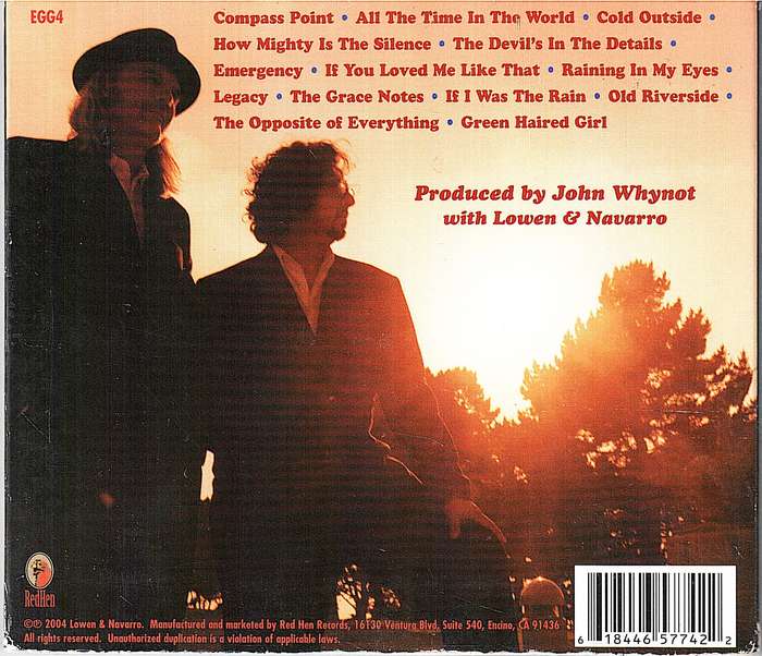 Lowen & Navarro - All The Time In The World CD