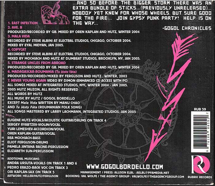 Gogol Bordello - East Infection CD (EP)