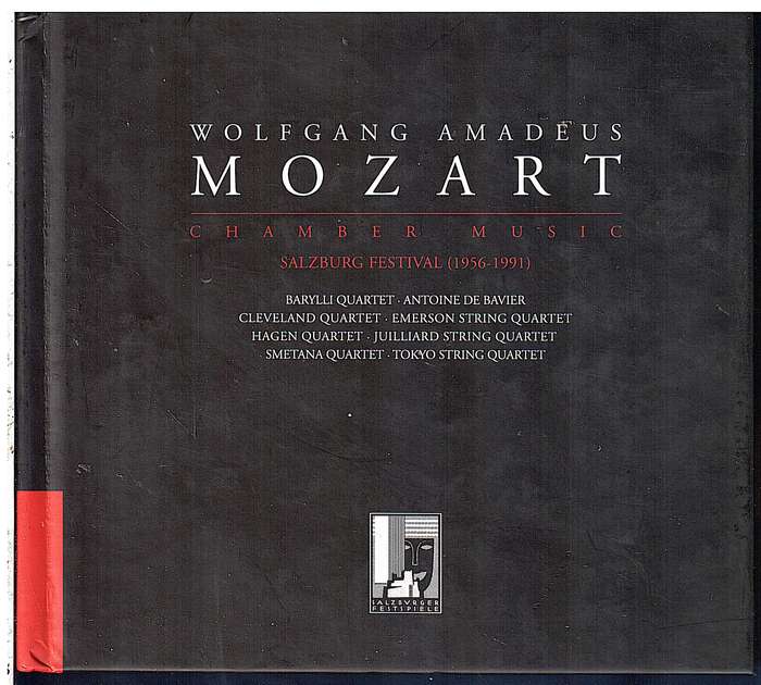 Wolfgang Amadeus Mozart  Chamber Music Salzburg Festival, 1956-1991 3 CD Set (with 120 page book)