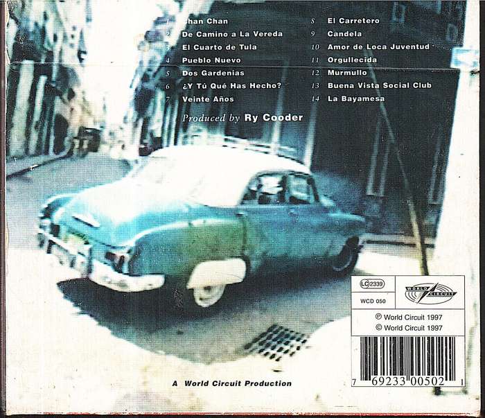 Buena Vista Social Club - Buena Vista Social Club CD in cardboard slip cover