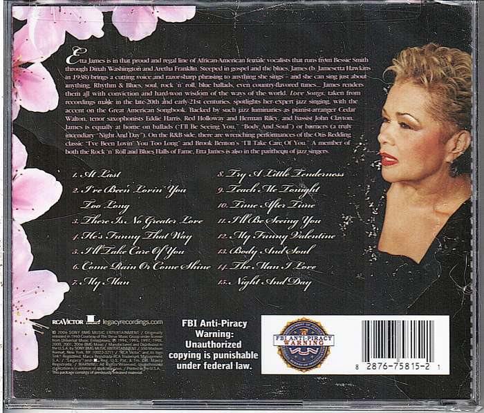 Etta James - Love Songs CD [NEW/SEALED]