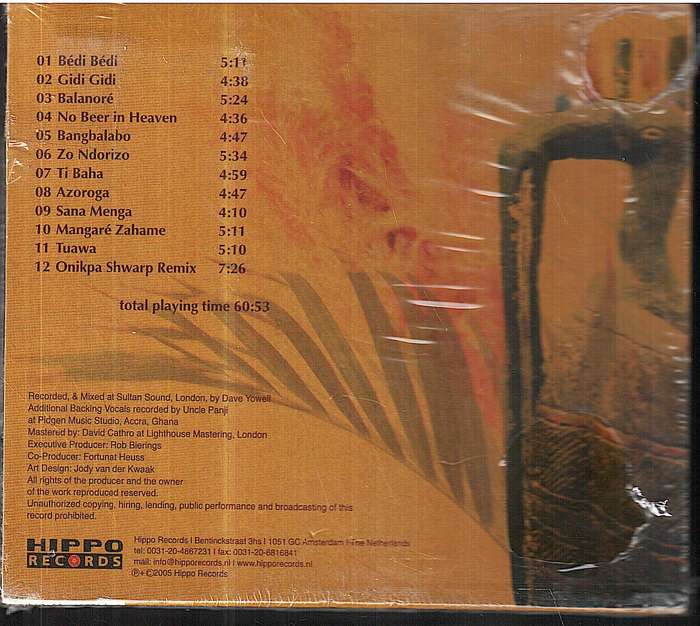 Atongo Zimba - Savannah Breeze CD [DUTCH PRESSING]