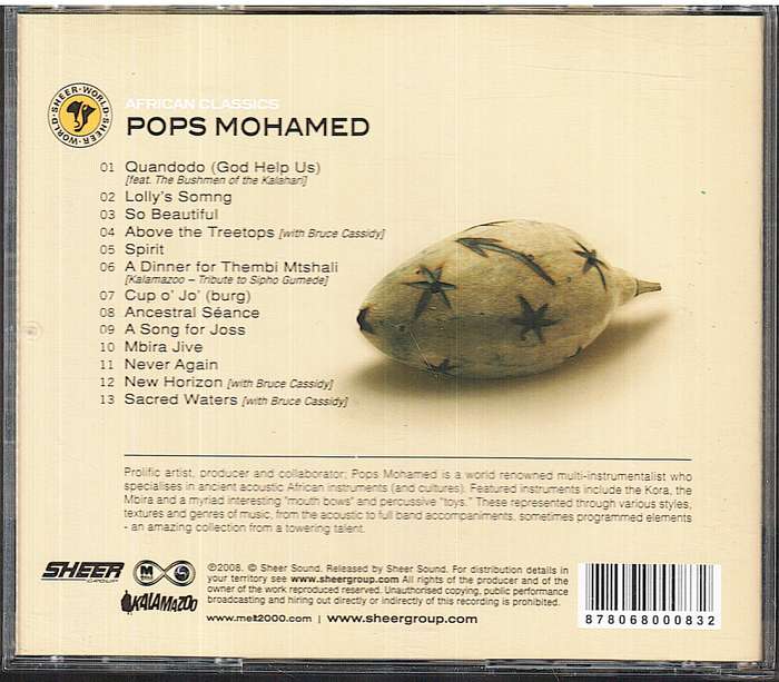 Pops Mohamed - African Classics: The Sound of Africa's Future CD