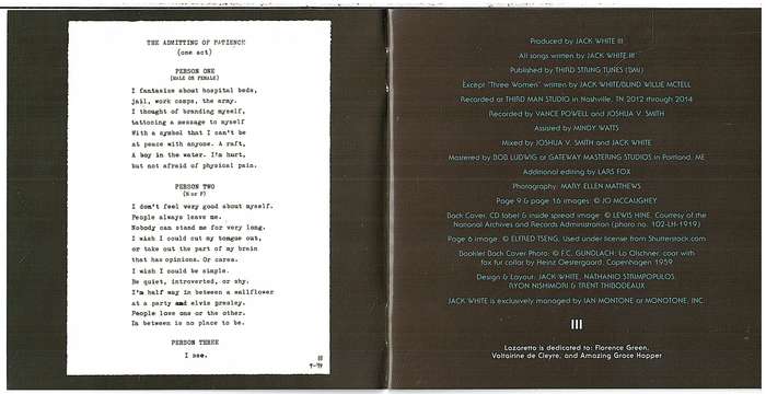Jack White - Lazaretto CD (Digipak)