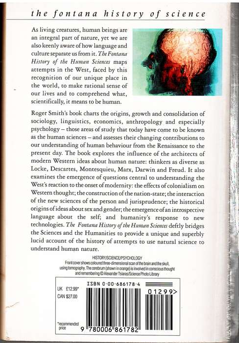 The History of the Human Sciences - Roger Smith