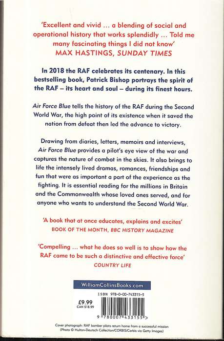 Air Force Blue: The RAF in World War Two - Patrick Bishop