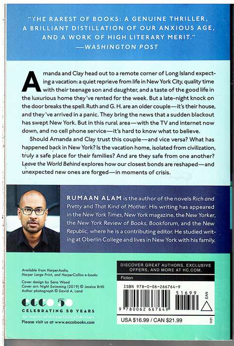 Leave the World Behind - Rumaan Alam