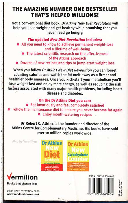 Dr Atkins New Diet Revolution - Dr Robert C Atkins