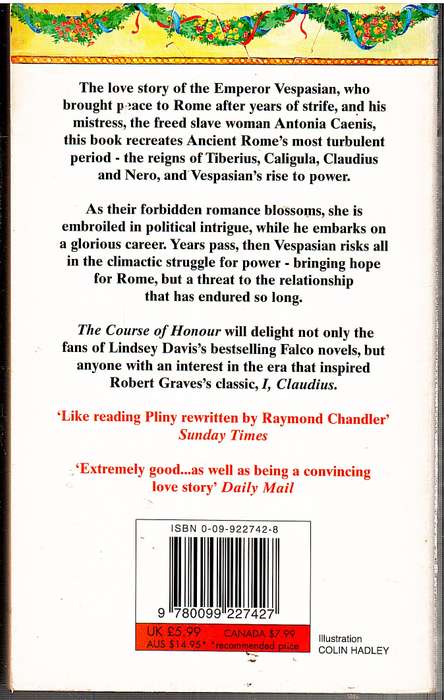 The Course Of Honour (A Marcus Didius Falco Novel) - Lindsey Davis