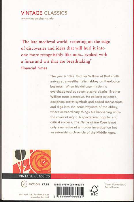 The Name of the Rose - Umberto Eco