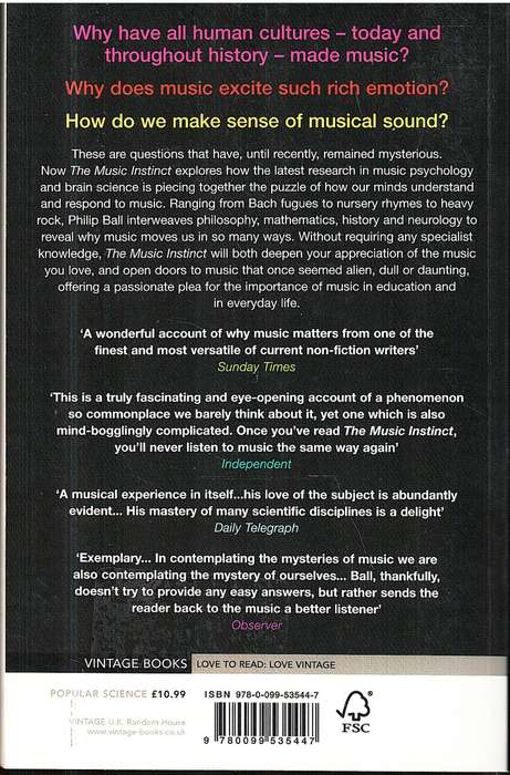 The Music Instinct: How Music Works and Why We Can't Do Without It - Philip Ball