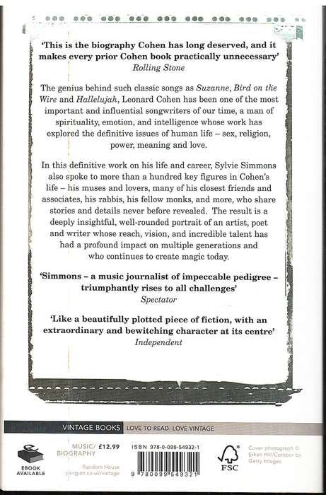 I'm Your Man: The Life of Leonard Cohen - Sylvie Simmons