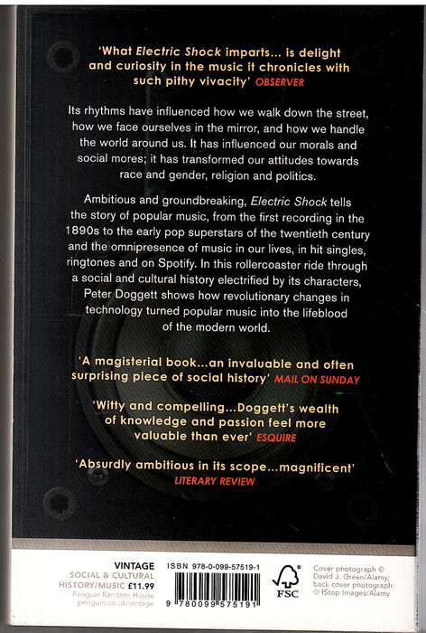 Electric Shock: From the Gramophone to the iPhone 125 Years of Pop Music - Peter Doggett