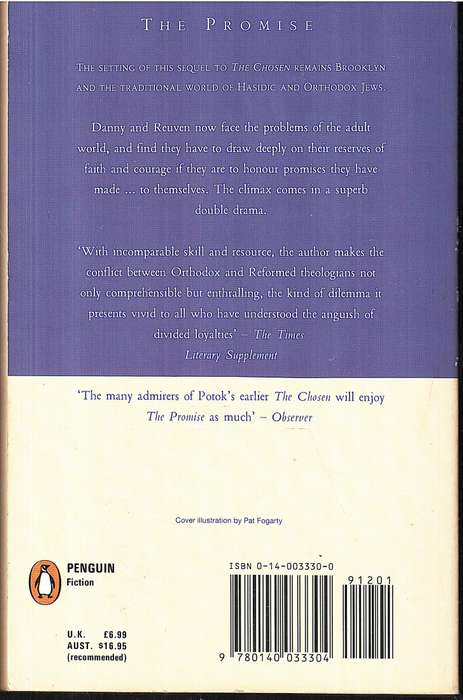The Promise - Chaim Potok [Book 2 of the Reuven Malther series]