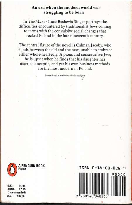 The Manor - Isaac Bashevis Singer