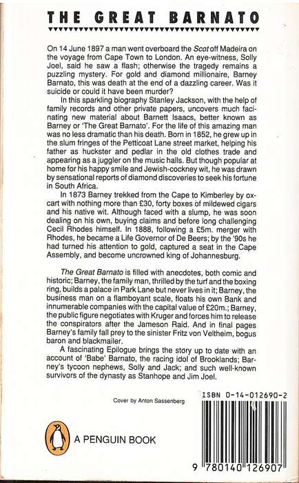 The Great Barnato - Stanley Jackson