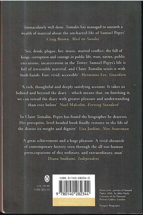 Samuel Pepys: The Unequalled Self - Claire Tomalin