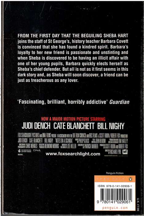 Notes On A Scandal - Zoe Heller [Film tie-in edition]