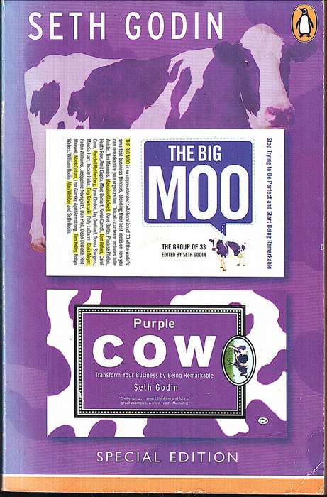 Purple Cow and The Big Moo Bind-up - Seth Godin