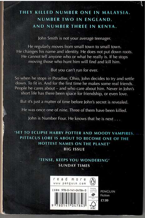 The Lorien Legacies 01: I Am Number Four - Pittacus Lore
