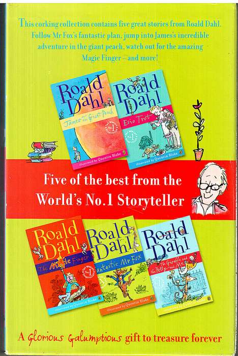 Glorious Galumptious Collection 5 -in-1 Book Box - Roald Dahl