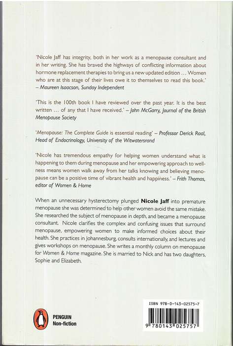 Menopause: The Complete Guide (Revised Edition) - Nicole Jaff