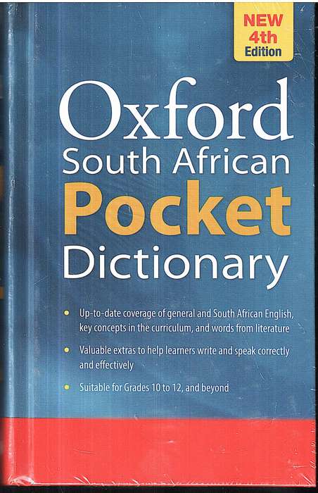 Oxford South African Pocket Dictionary 4th Edition [Hardcover] [NEW / SEALED]