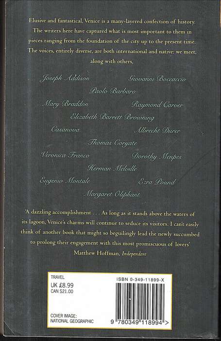 Venice: Tales of the City: An Anthology - Michelle Lovric