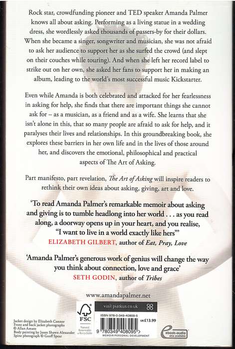 The Art of Asking...or How I Learned to Stop Worrying and Let People Help - Amanda Palmer