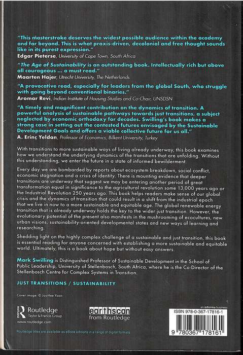 The Age of Sustainability: Just Transitions in a Complex World - Mark Swilling