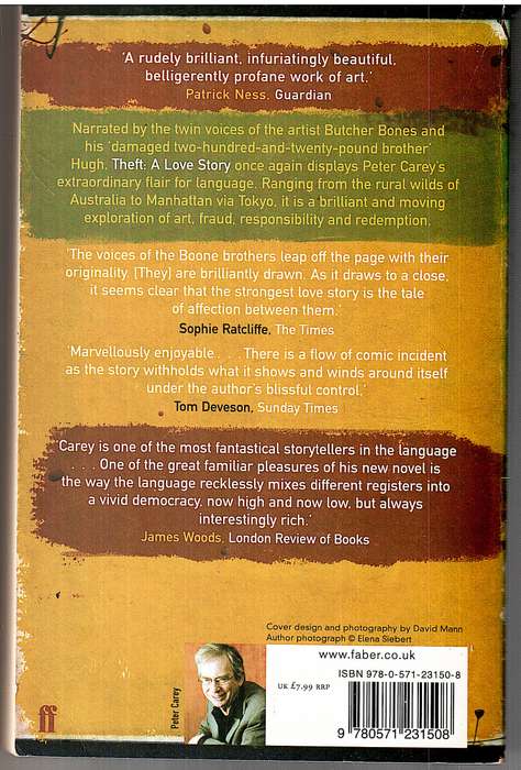 Theft: A Love Story - Peter Carey
