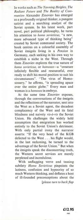 Homo Sovieticus - Alexander Zinoviev