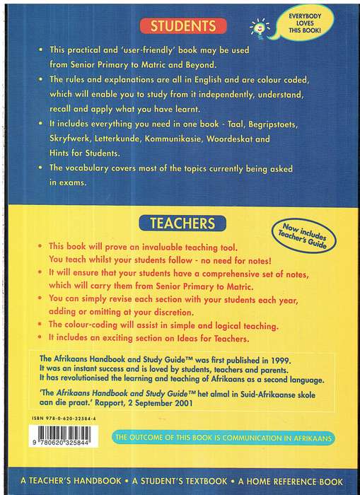 Afrikaans Handbook and Study Guide (Senior Primary to Matric and Beyond) - Beryl Lutrin