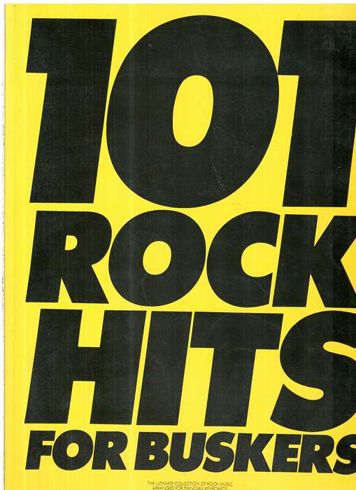 101 Rock Hits for Buskers Piano / Vocal / Guitar (Songbook)
