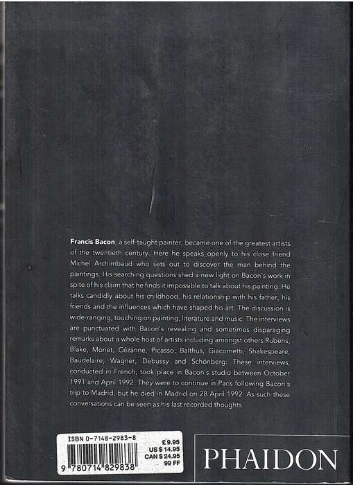Francis Bacon: In Coversation With Michel Archimbaud