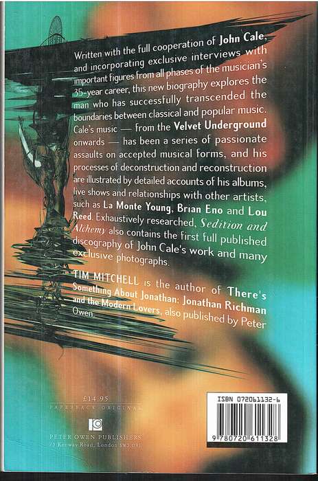 Sedition and Alchemy: A Biography of John Cale - Tim Mitchell